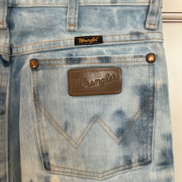 Wrangler vintage acid wash jeans size 26/36 - Picture 3 of 4
